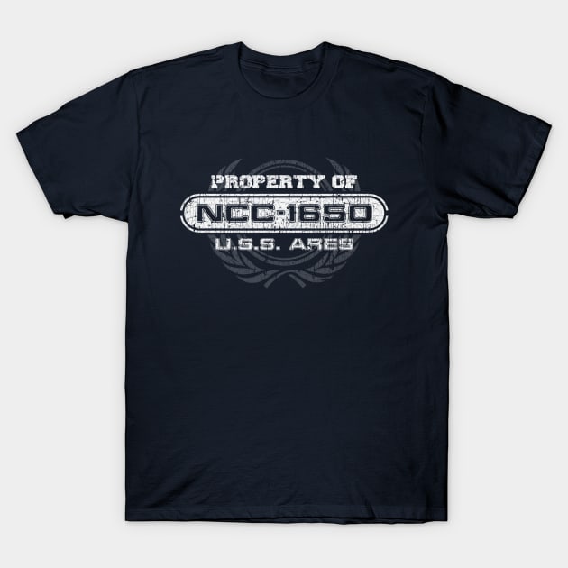 Vintage Property of NCC1650 T-Shirt by JWDesigns